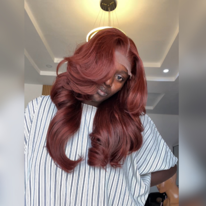 Flawless Frontal Installation & Full Layering – Expert Wig Styling for a Natural Look